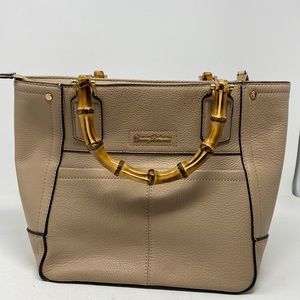 Tommy Bahama Nude Leather Handbag